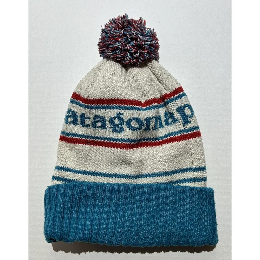 patagonia powder town beanie viking blue Skiing Snowboarding Winter Hat Cap